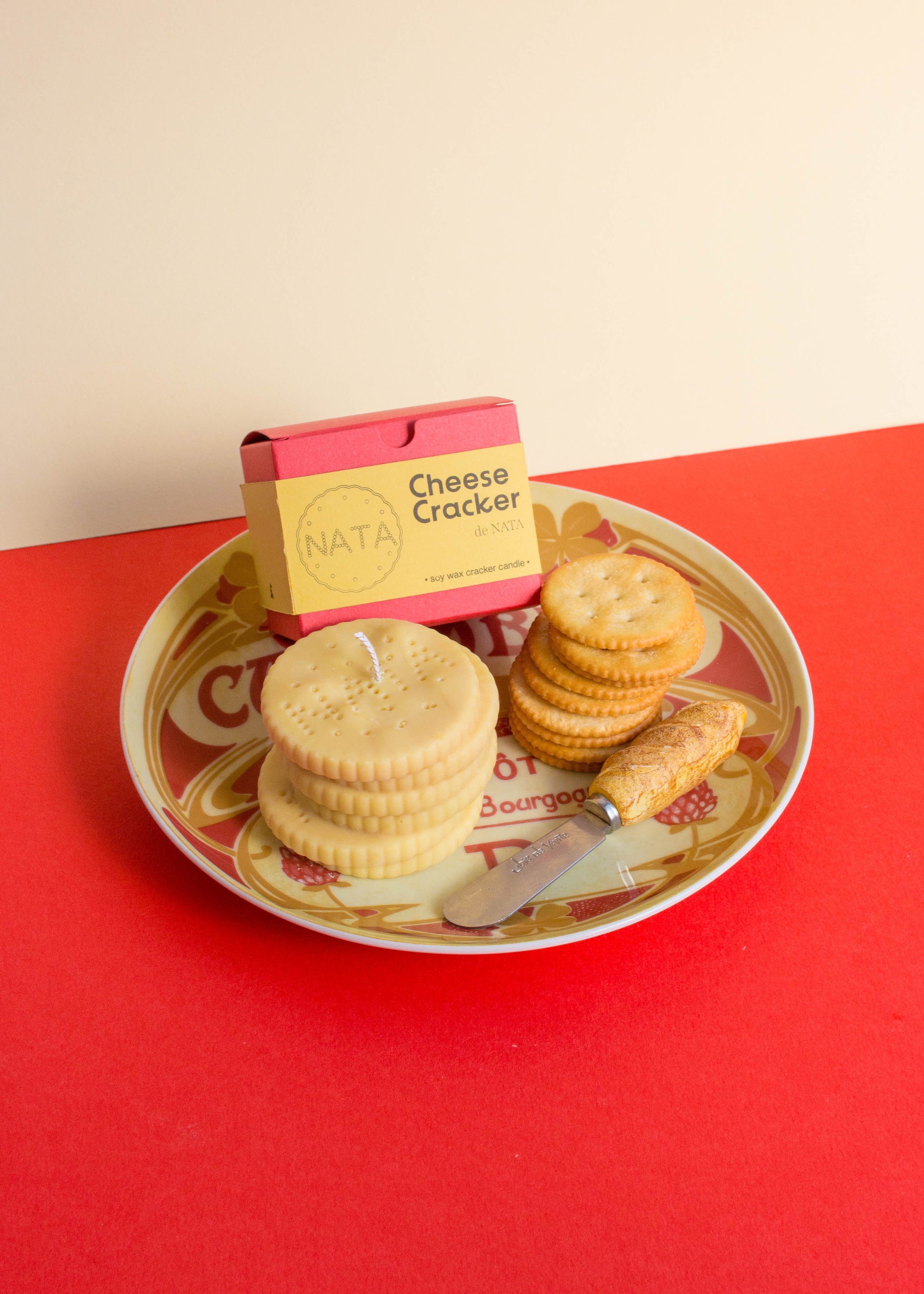 Cheese Cracker Candle