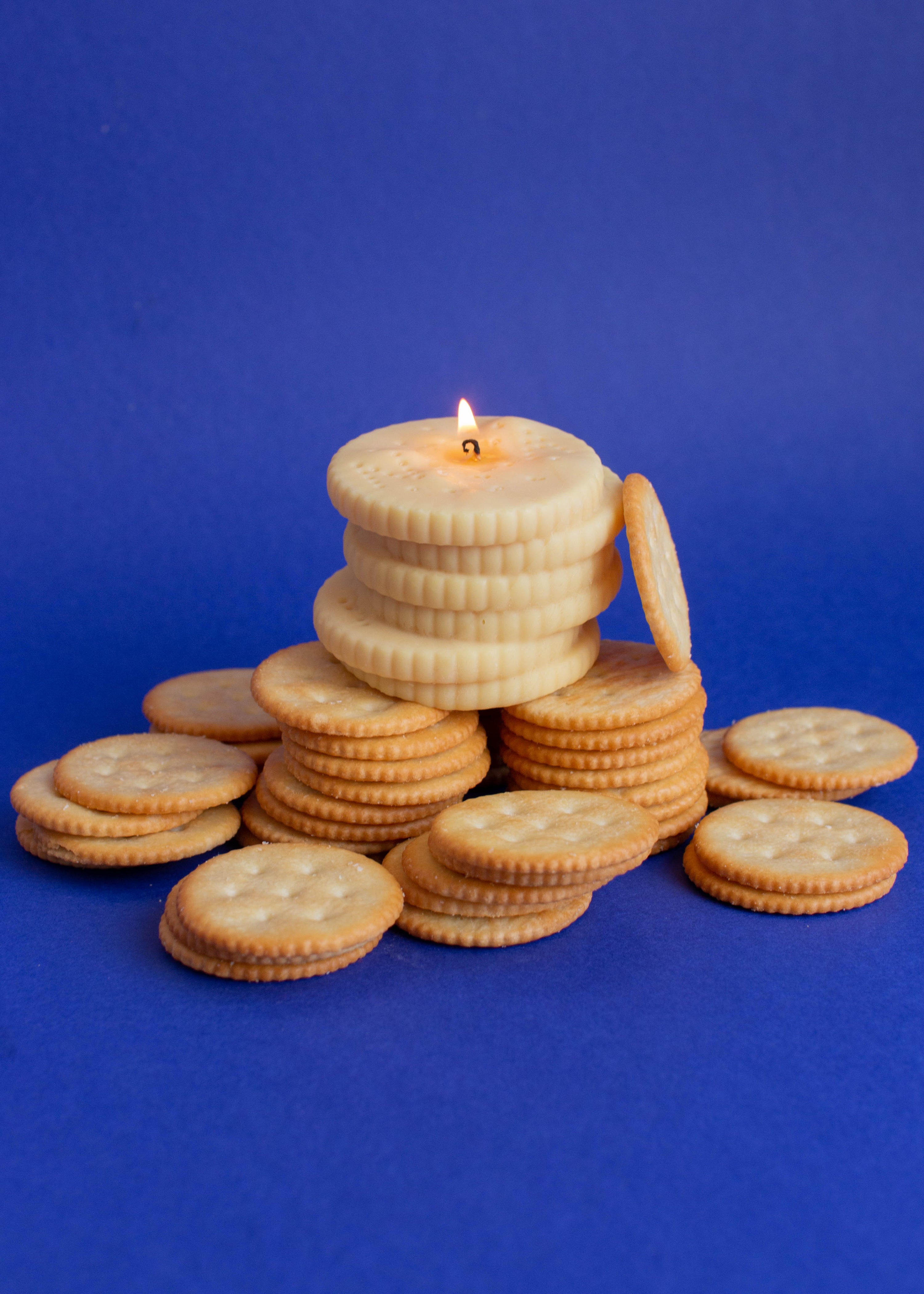 Cheese Cracker Candle